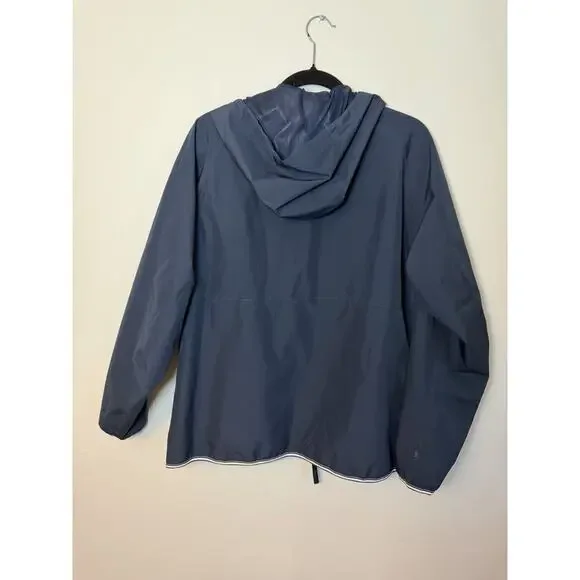 Helly Hansen Women's Koster Rain Jacket XL Navy Hooded Waterproof Rain Coat NWT - Picture 12 of 15